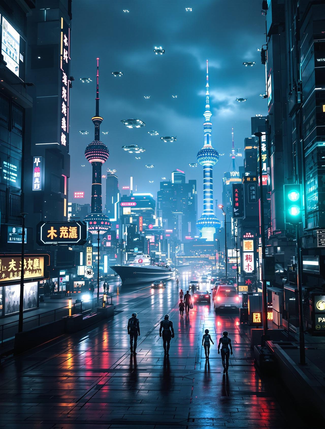 未来都市 - 科幻电影海报 - 影视解说高清作品